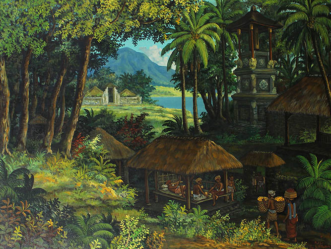 Village Life in Bali 