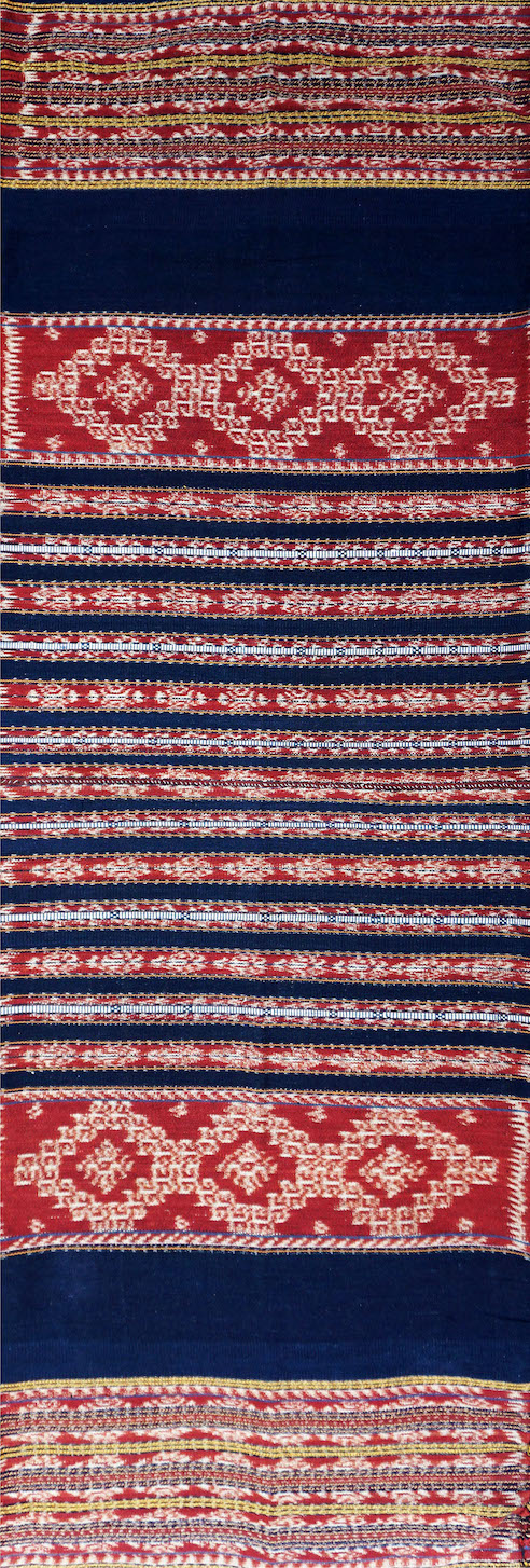 Woman's Tubular Cloth Ei Raja with Line motif by Lau Djami, (Tewuni Rai Foundation), Savu Island 