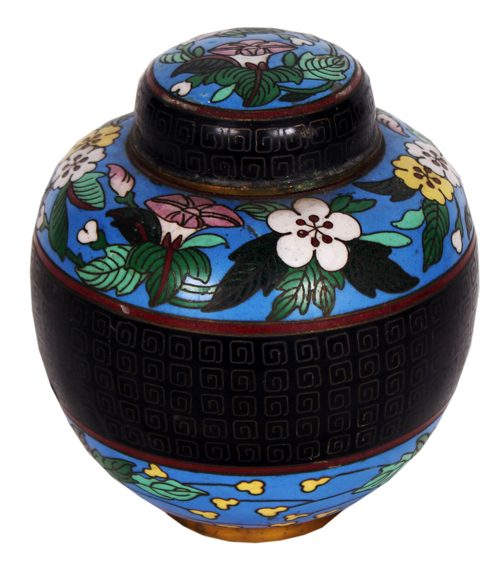 A Chinese vintage cloisonne ginger jar