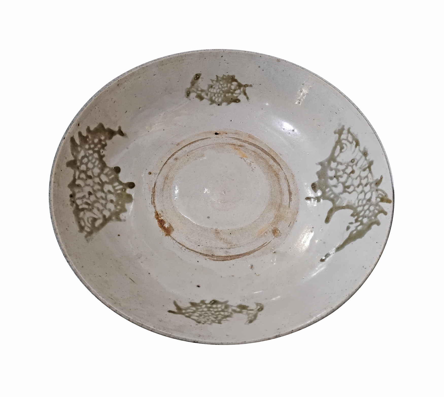 A 19th century kitchen qing plate