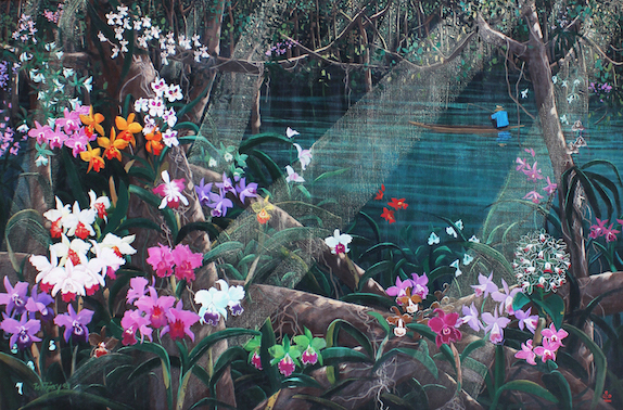 Fishing In The Orchid Forest