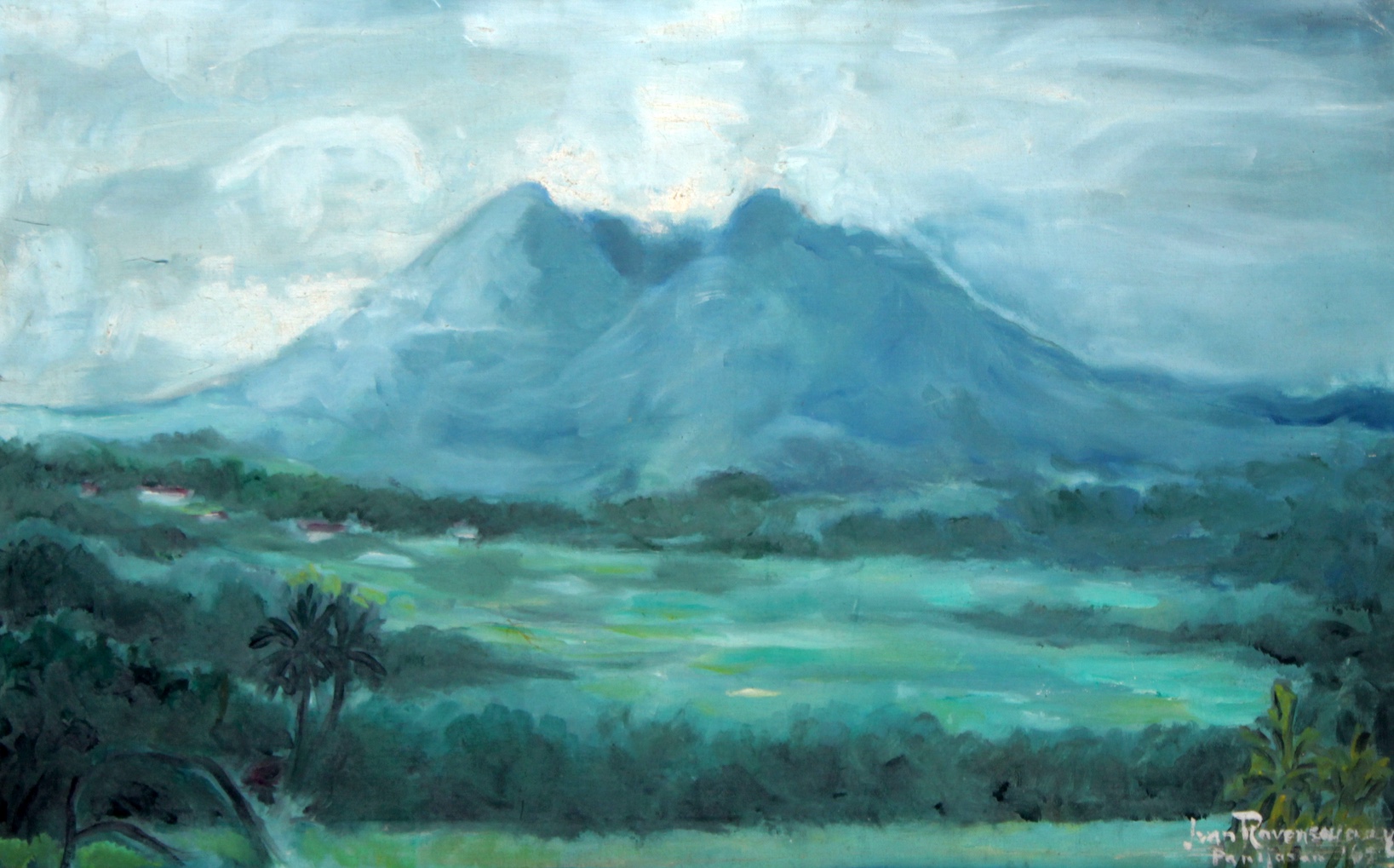 Mount Salak In The West Monsoon