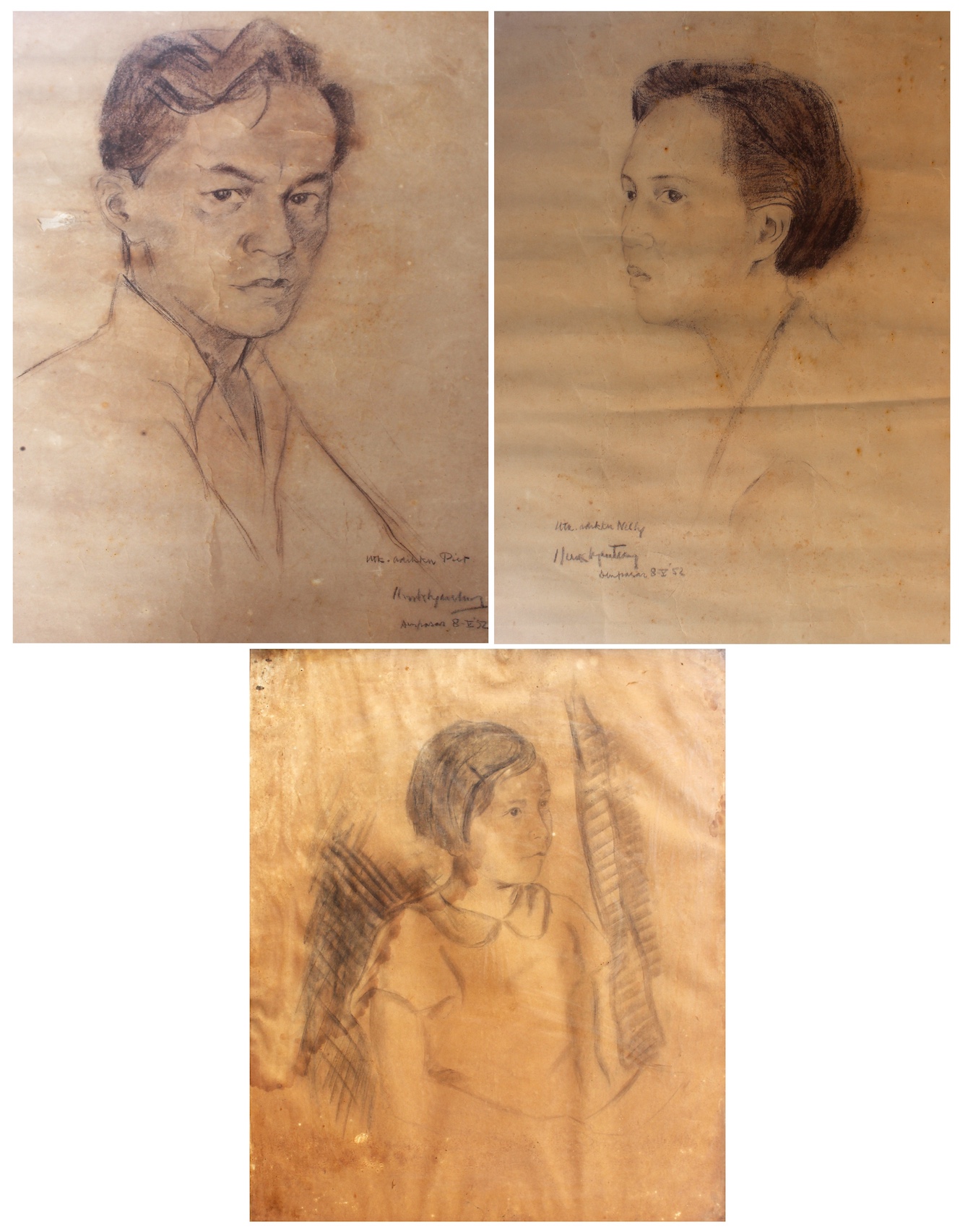 Untuk Adikku Piet, Untuk Adikku Nelly and Figure of A Girl