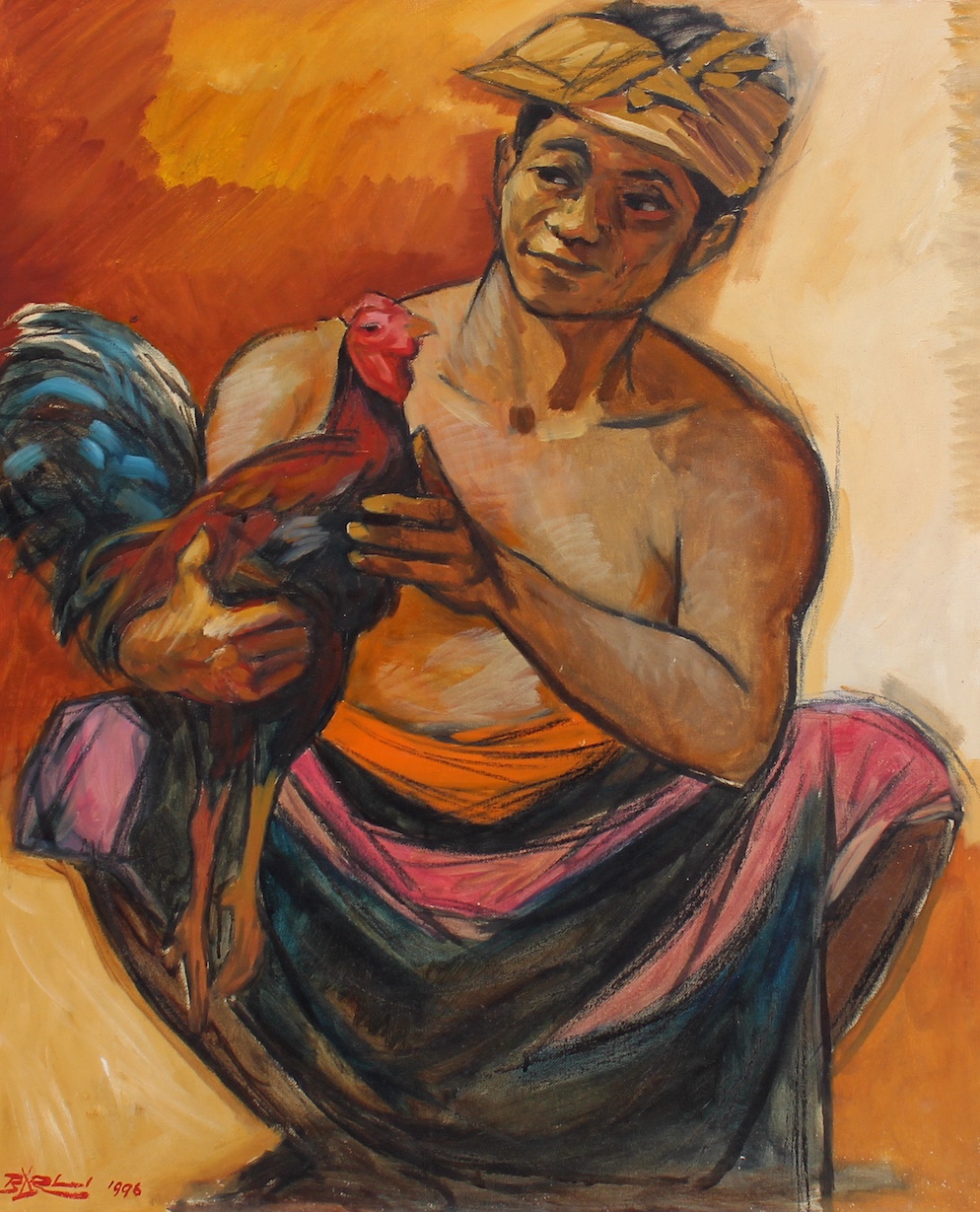 Man and Rooster