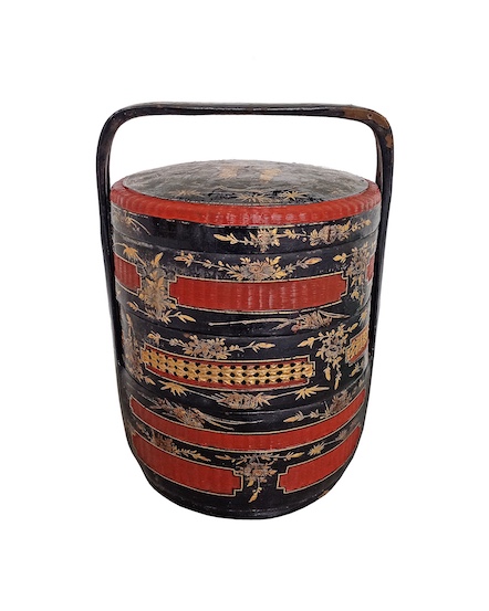 A Chinese gilt decorated basket ( bakul siah ) circa 1935’s