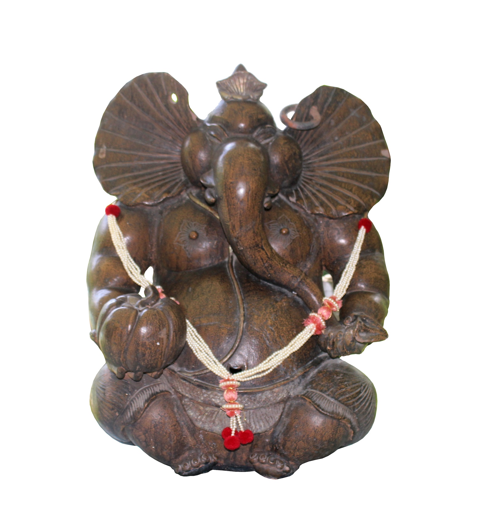 A pottery figurine of Ganesha