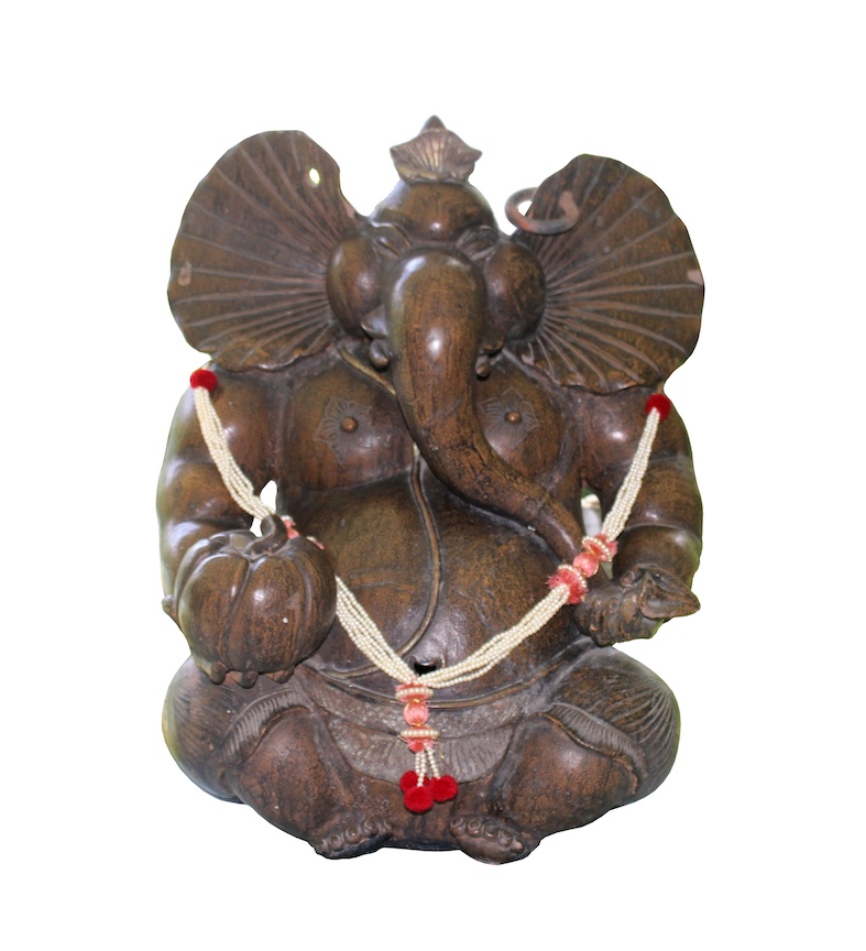A pottery figurine of Ganesha