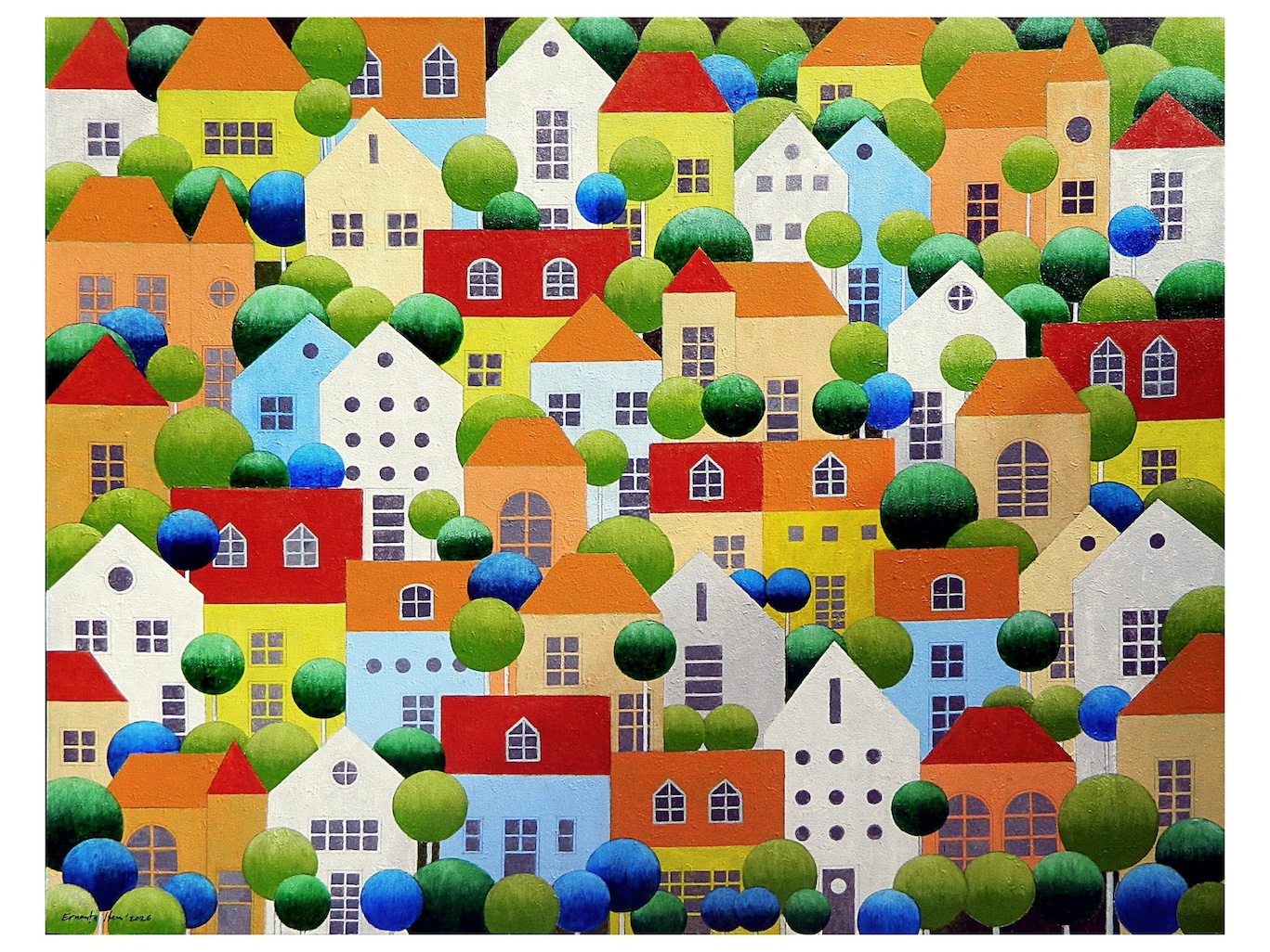 Cityscape Houses