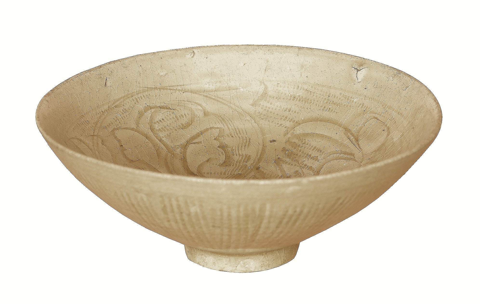 A Song dynasty northern celadon carved bowl