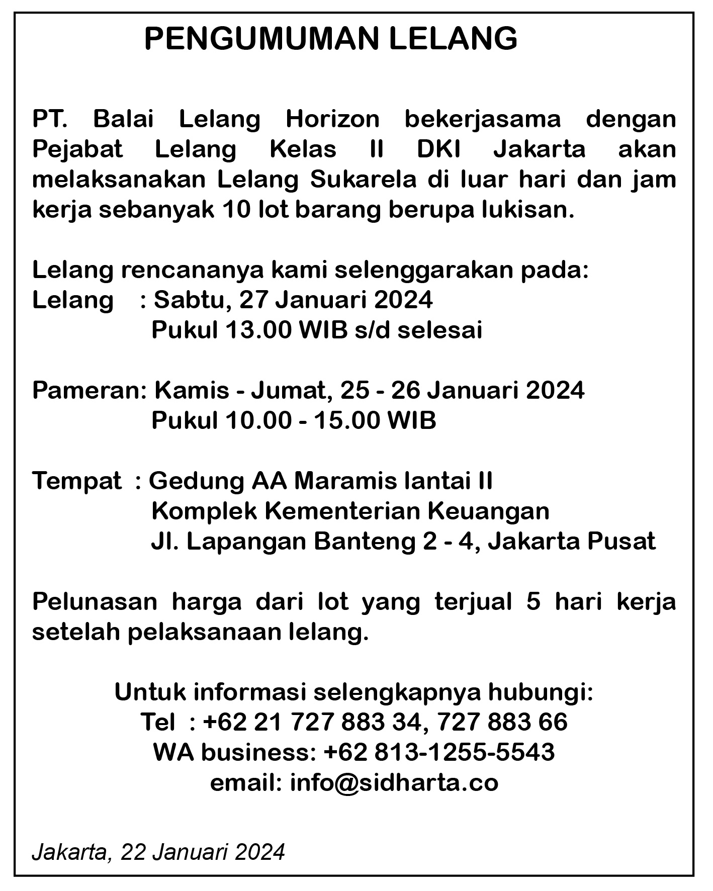 Sidharta Info